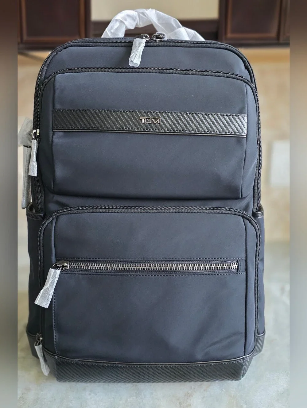 tumi backpack 17 - Voyageur Atlanta - Travel Backpack for Women - For Business, Commute - Holds Up to 17" Laptop - Black Front angled zip pockets and two side zip pockets and a quick Search Backpack